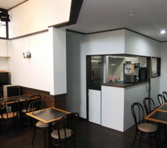 てくてくカフェ内装